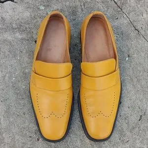 BALLY MEN\'S Vintage TORIEL Leather Blind Brogue Desiger Loafers (ITALY) Bally | Shoes | Bally Mens Vintage Toriel Leather Blind  main image 4